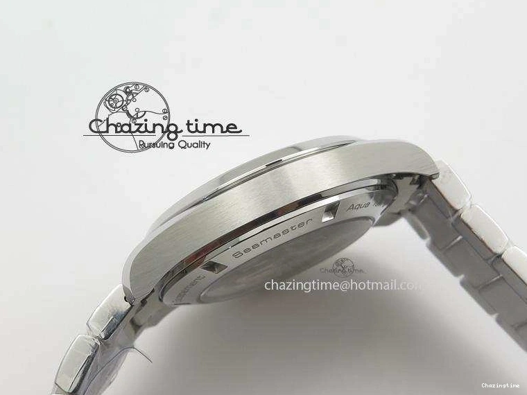 0324 Affordable Aqua Terra 150M SS 1:1 Best Edition Deep Blue Textured Dial On SS Bracelet A 8253